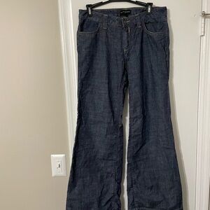 EUC Banana Republic Blue Denim Flare Jeans